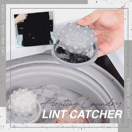 Floating Laundry Lint Catcher